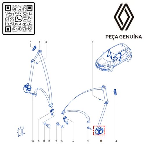 RN 566976 8201566976 CINTO DE SEGURANCA DIANT. ESQ. CAPTUR 17... 3